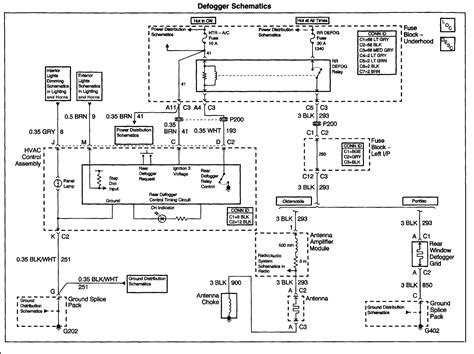 chevy electrical diagram 2001 alero 